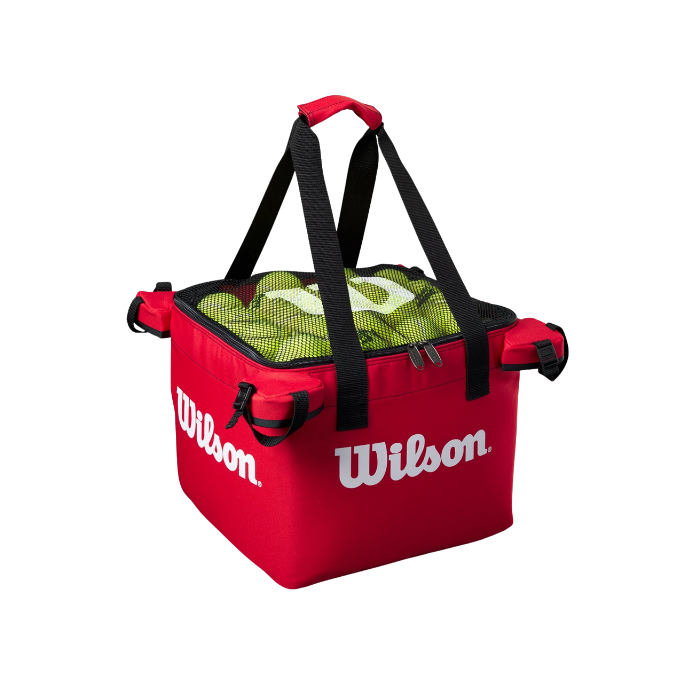 Wilson Teaching Cart Bag (Bag Only) - Orange One Size Red Tennis Accessories Wilson