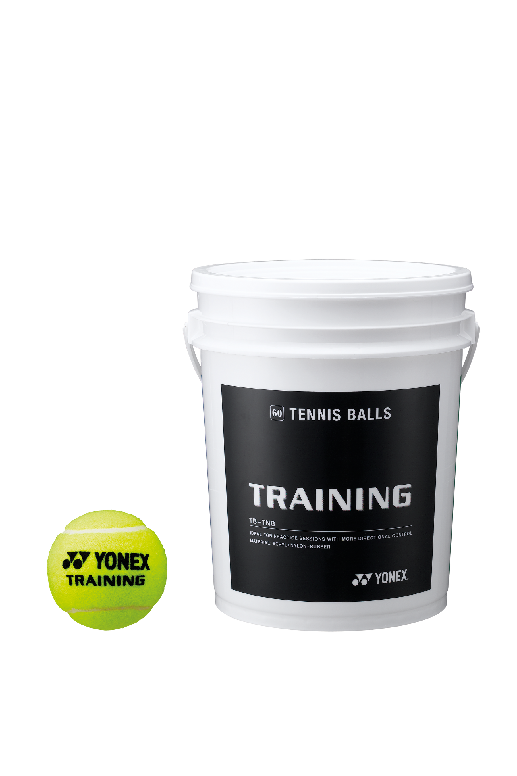 Yonex Training Tennis Ball 60 Tub TB-TNG