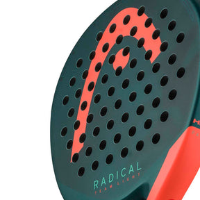 Head Radical Team Light 2026 Padel Racquet - Black/Fluo Orange