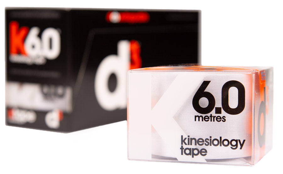 D3 K6.0 Kinesiology Tape (White) Training Aids D3
