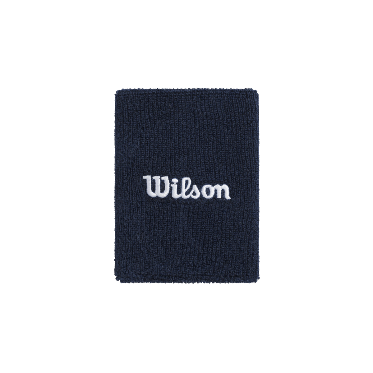 Wilson Wide Terry Wristband (2 Pack) - Bright White Classic Navy One Size Accessories Wilson