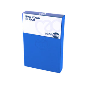 Fitness Mad Full Yoga Block - EVA Foam Blue YBLEVAB2