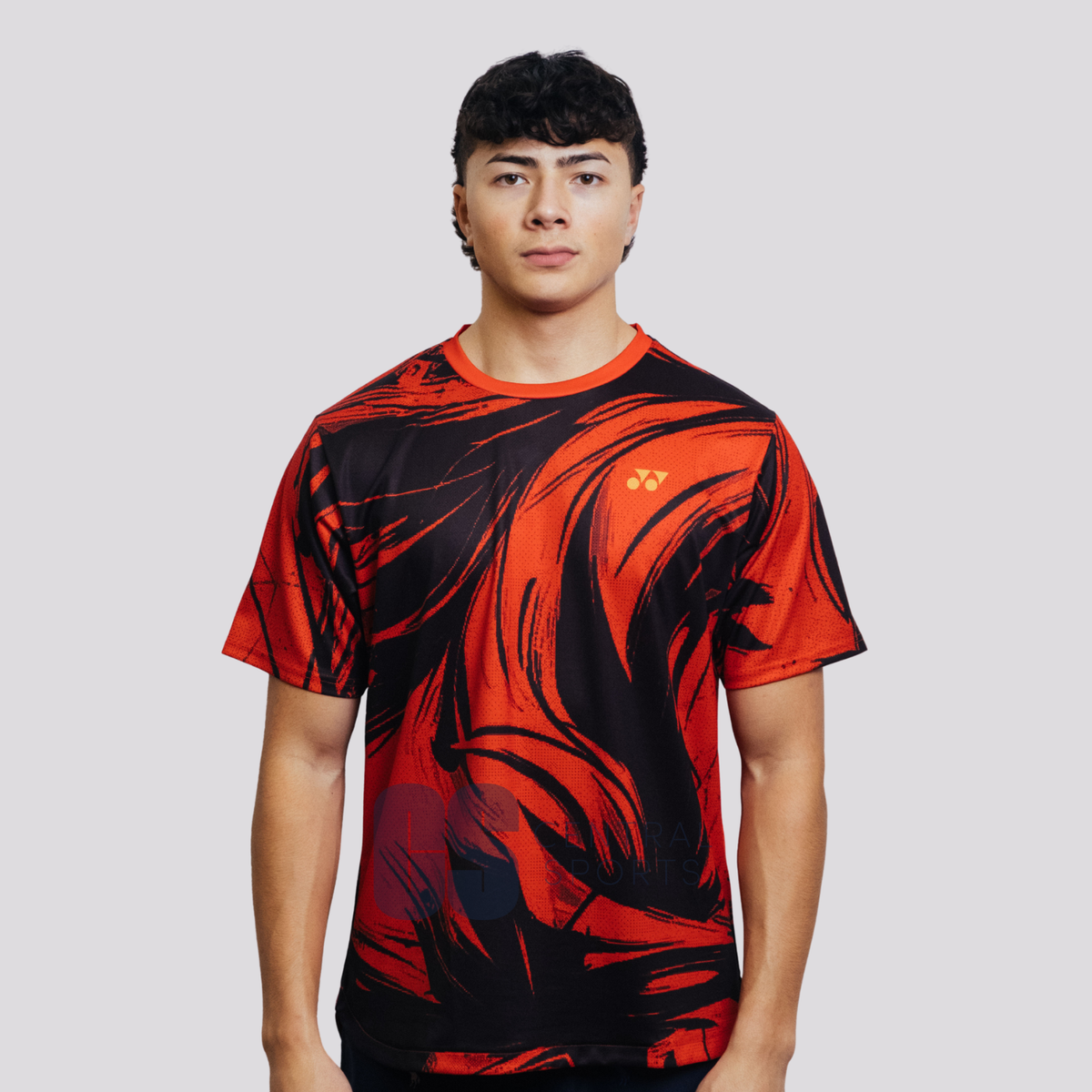 Yonex Legend of the Crimson Stallion – Men’s Top (Rich Red) Yonex CNY2026 TT B Men Rich Red Clothing Yonex