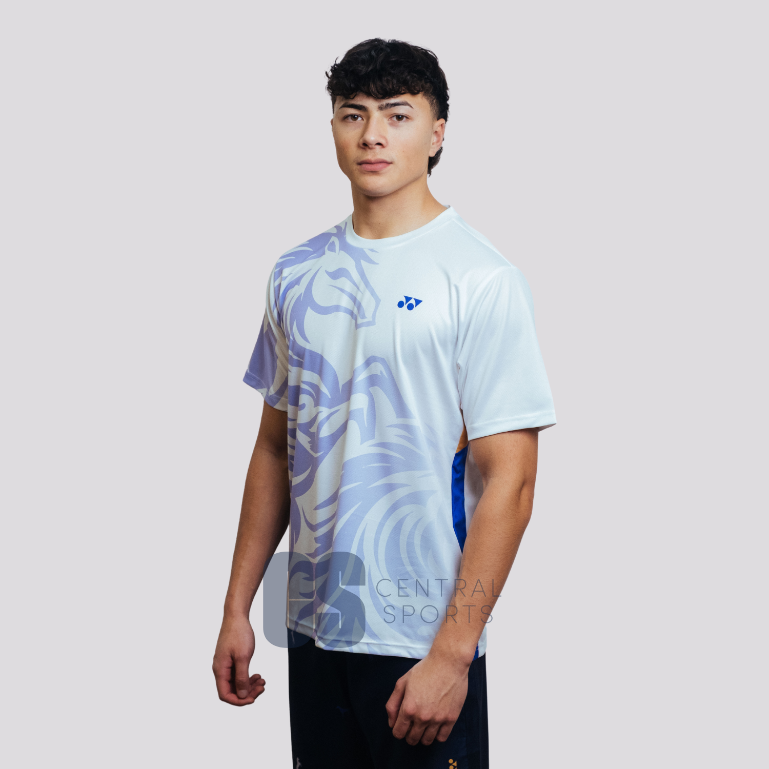 Yonex Imperial Stallion Men’s Game Top – White Yonex CNY2026 Game Top A Men Clothing Yonex