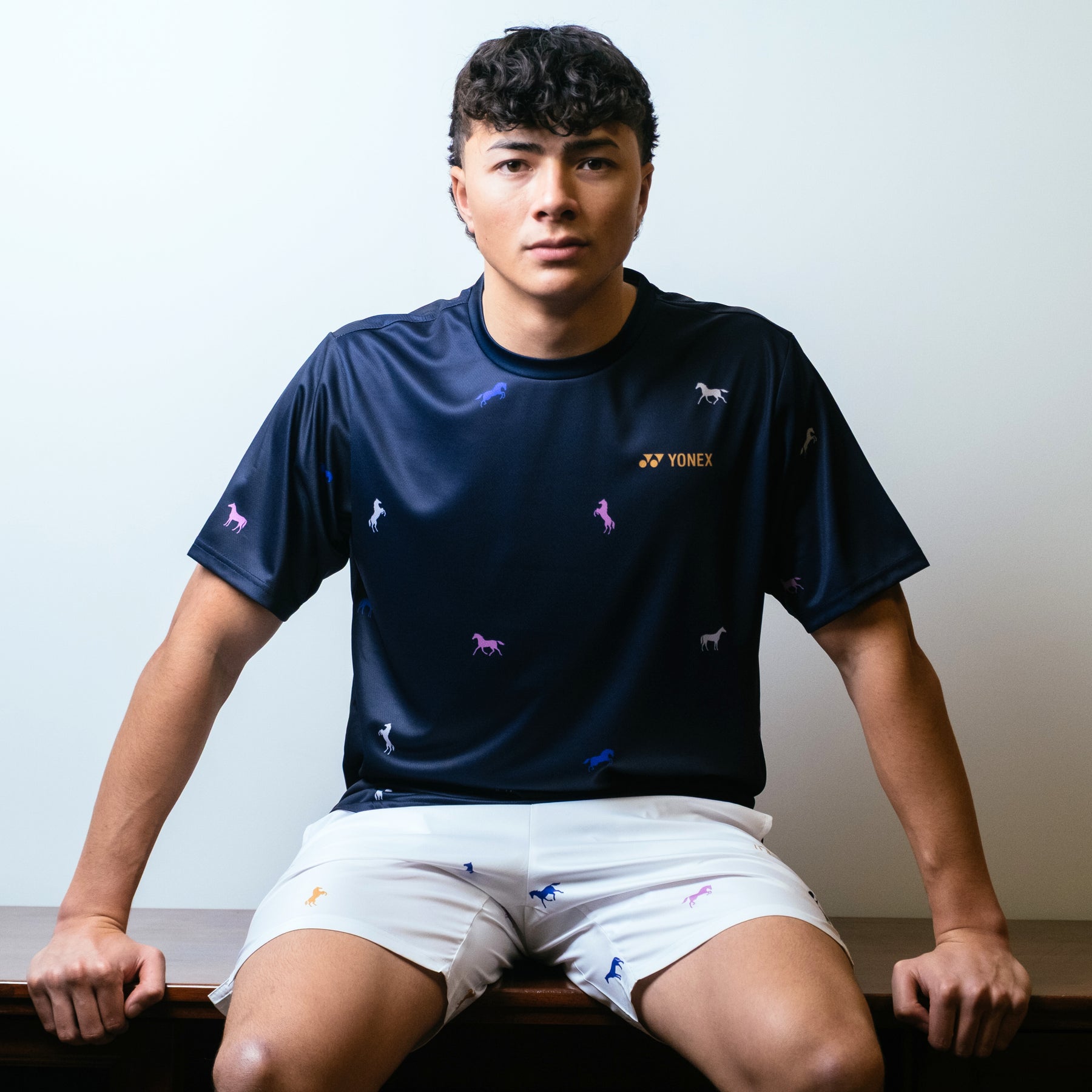 Yonex Midnight Parade – Men’s Performance Shirt (Ink Blue) Yonex CNY2026 TT C Men Clothing Yonex