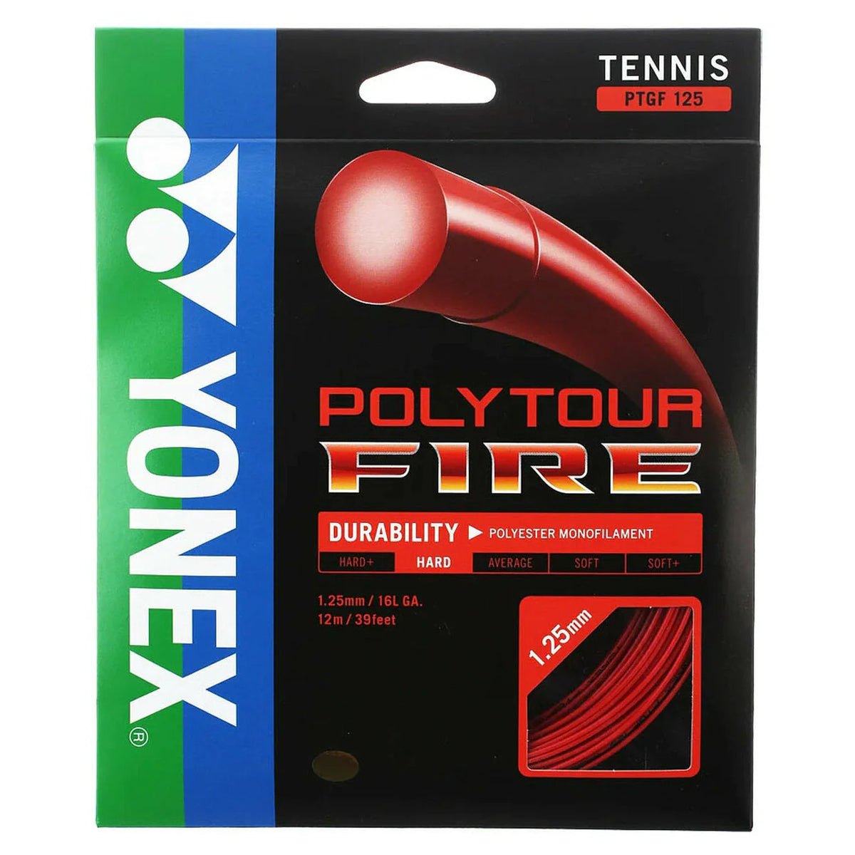 Yonex Polytour Fire 16L 1.25mm Tennis String