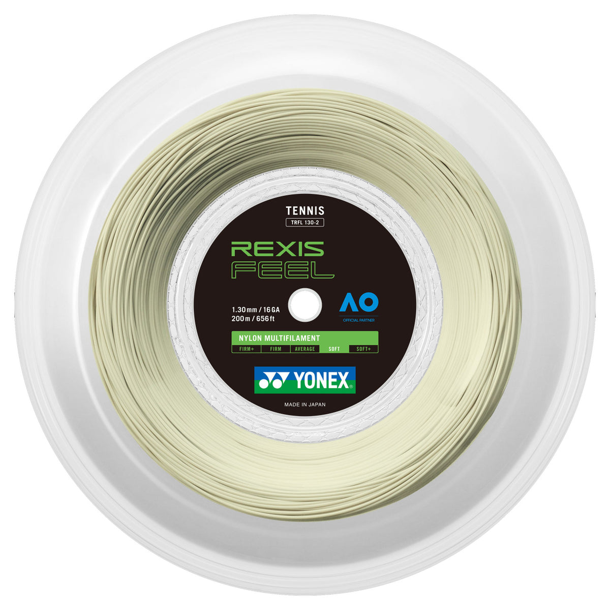 Yonex Rexis 1.30mm 200m Tennis String Off White