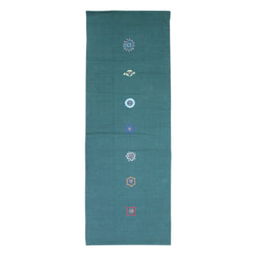 Yoga-Mad Cotton Yoga Rug – Chakra Pattern