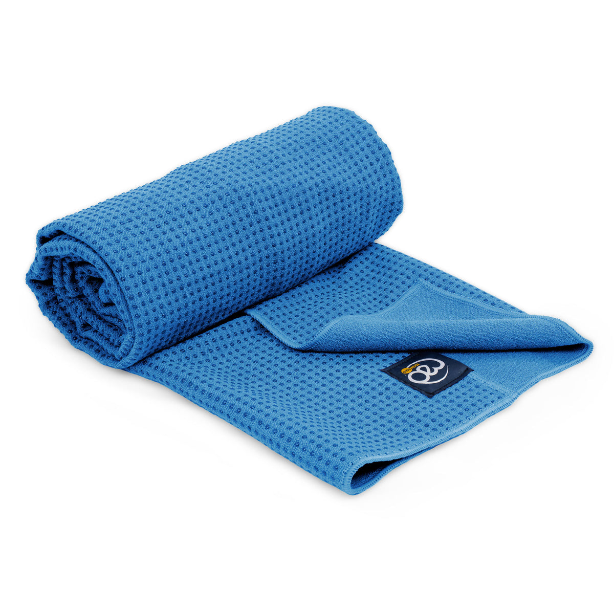 Fitness Mad Grip Dot Yoga Towel Sky Blue