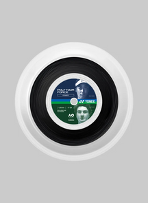 Yonex Polytour Force 120 Tennis String Reel - Black Black 1.20mm 200m Grips Yonex