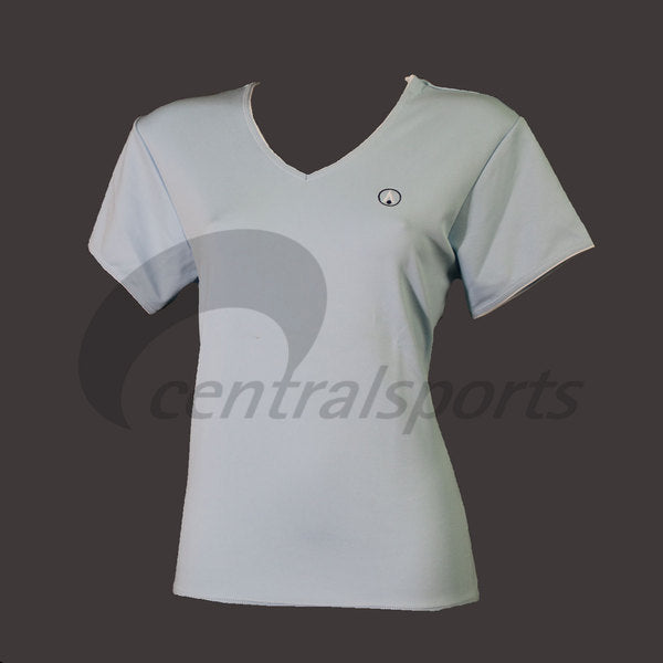 Karakal Ladies V-neck Shirt 126 Pale  Blue