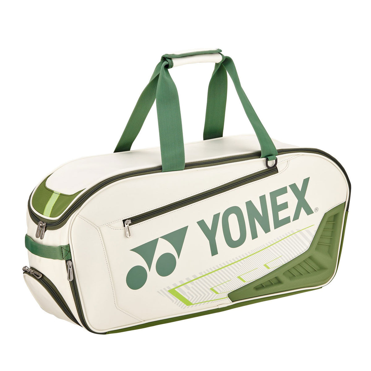 Yonex BA02331WEX Expert Tournament Bag (White/Moss Green)