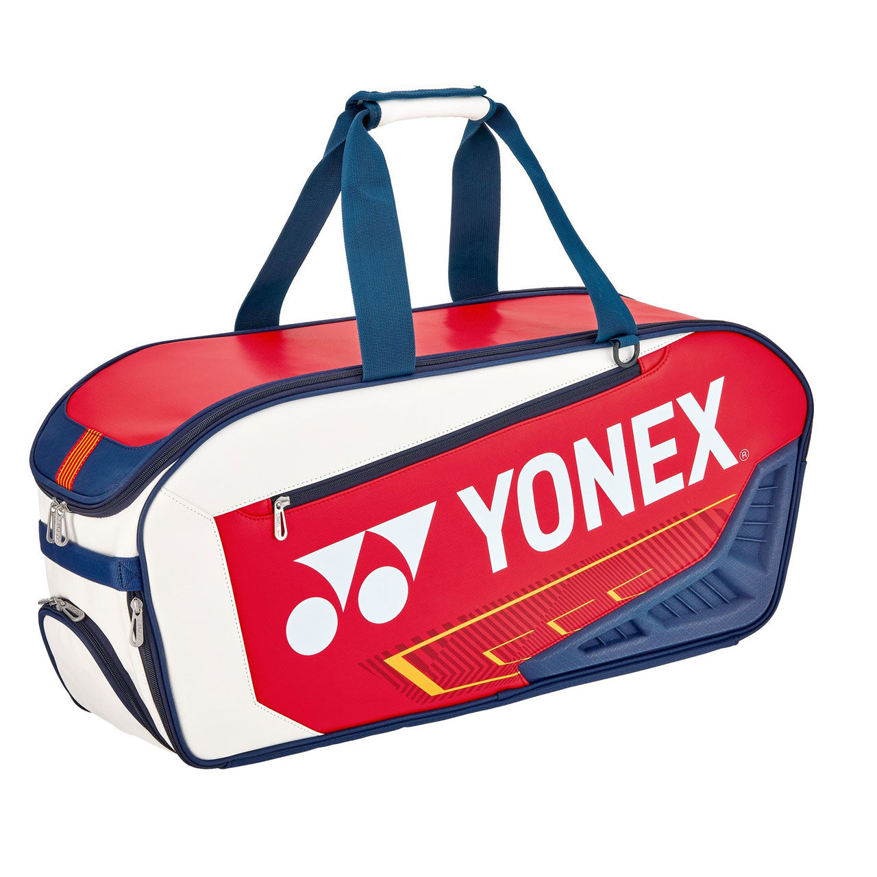 Yonex BA02331WEX Expert 锦标赛包（白色/海军蓝/红色）