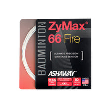 Ashaway ZyMax 66 火线（10m 组）白色