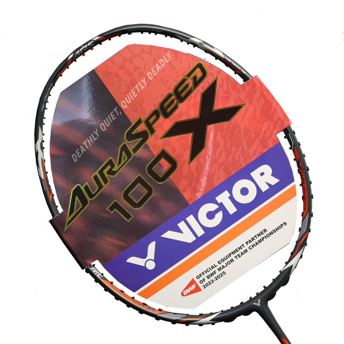Victor Auraspeed 100X H 羽毛球拍黑色（未穿线）