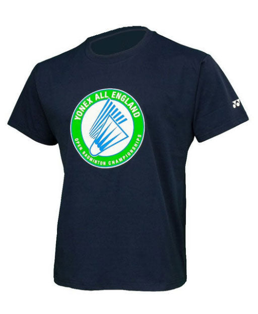 Yonex YOB22021 All England Big Logo T Shirt Unisex (Navy Blue)