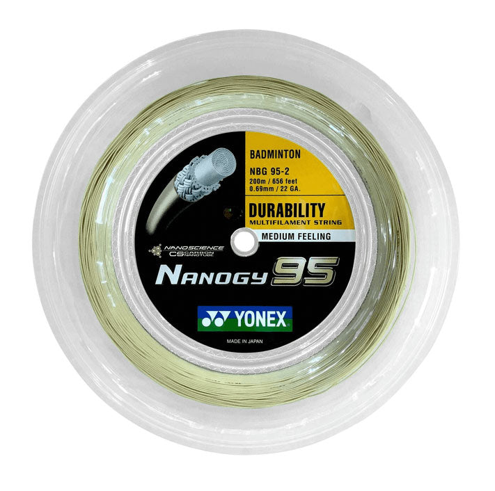 Yonex Nanogy 95 弦（200 米卷线器）