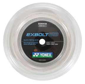 Yonex Exbolt 63 Badminton String (200m Reel) White