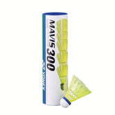 Yonex Mavis 300 Synthetic Shuttles 1/2 Doz Yellow 78 Medium Blue Synthetic Shuttle Yonex