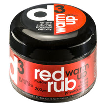 D3 Red Warm Up Rub