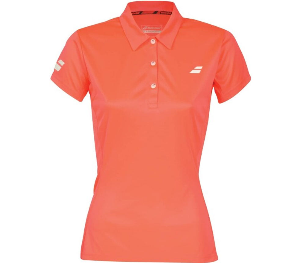 Babolat Core Club Womens Polo Shirt (Fluo Orange)