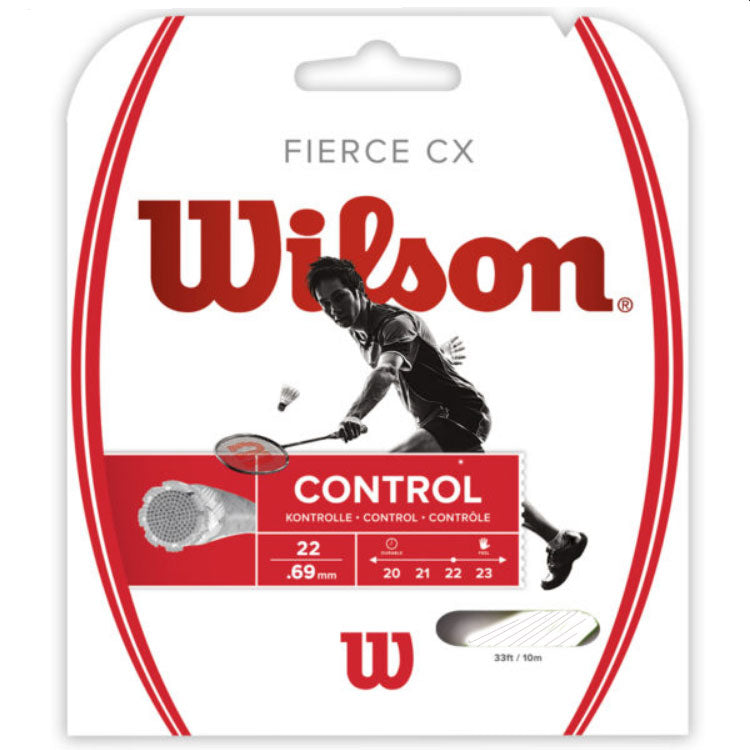 Wilson FIERCE CX 琴弦（10 米组）白色
