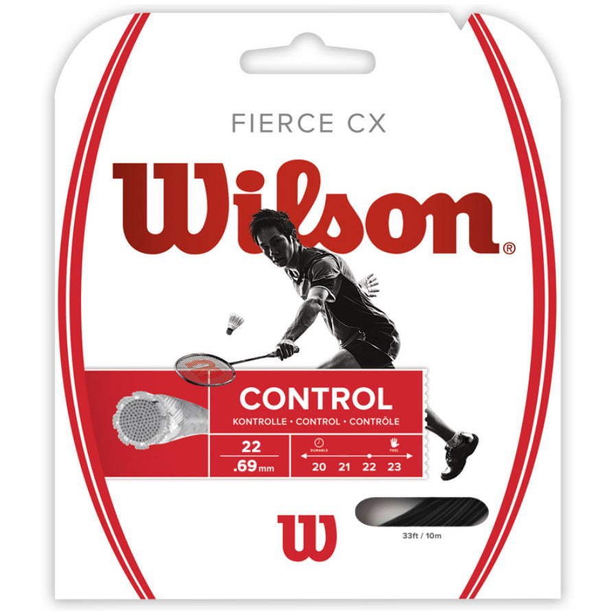 Wilson FIERCE CX String (10m Set) Black