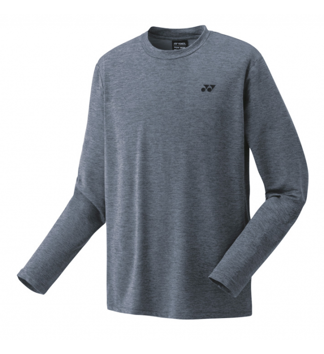Yonex 16611 Unisex Long Sleeve T-Shirt (Grey)