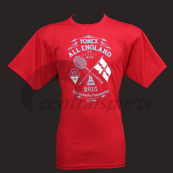 Yonex All England 2015 T Shirt Mens (Red)