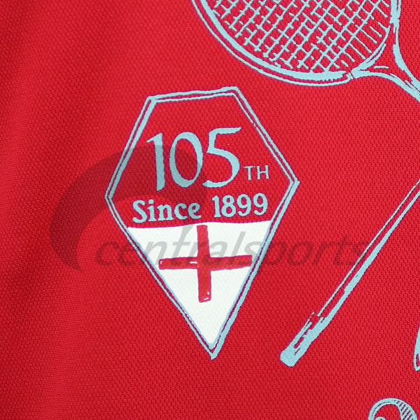 Yonex All England 2015 男士 T 恤（红色）