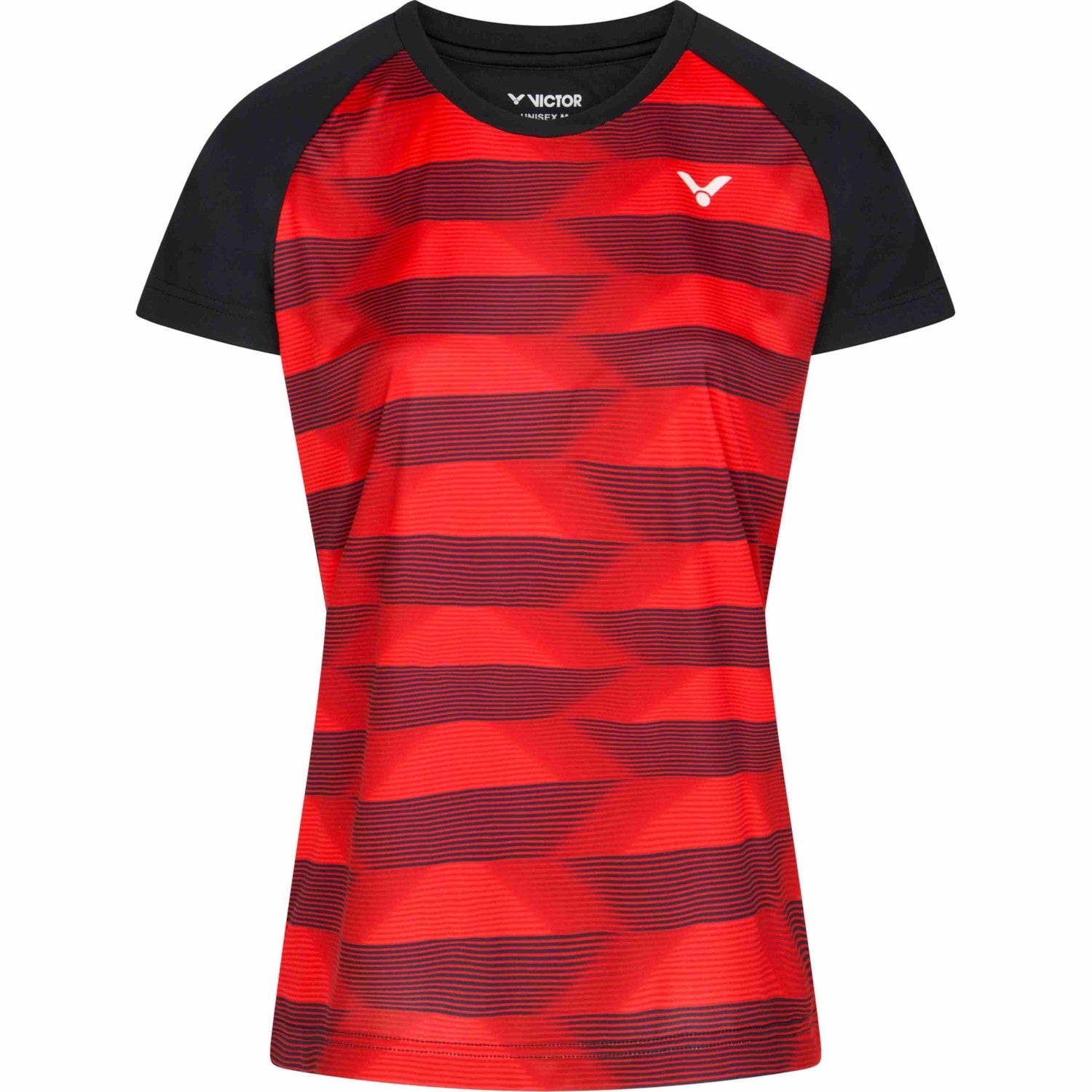 VICTOR T-shirt T-34102 Womens (Black/Red)